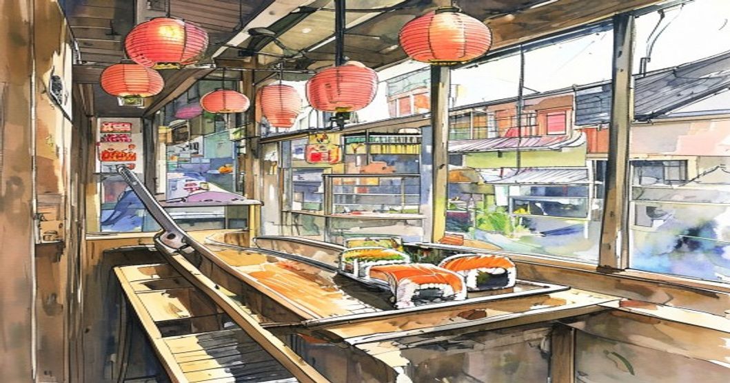 ライブハウスの上に回転寿司。くら寿司が下北沢に