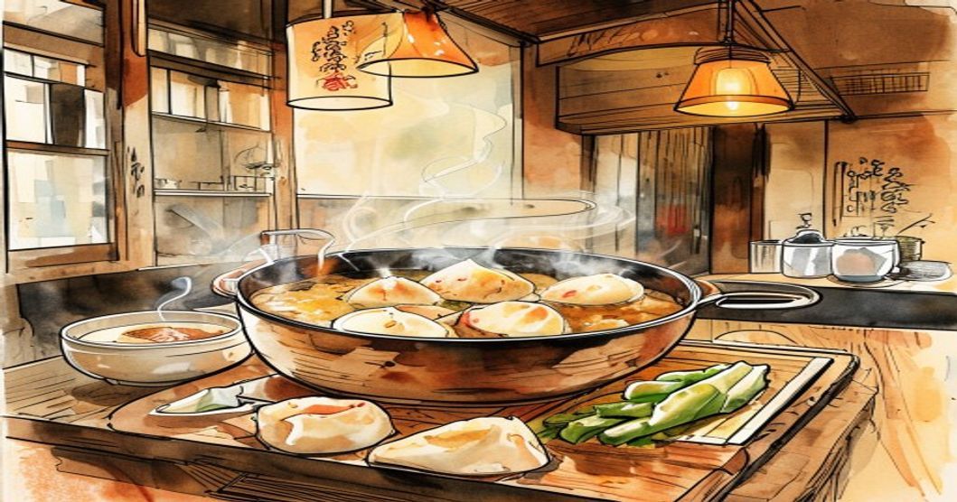 天下一品の汁に肉汁餃子が浮く。ダンダダンの15周年コラボ土鍋
