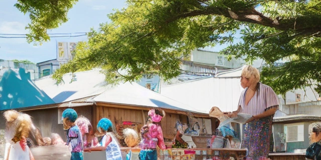 線路街空き地に親子集まる「シモキタおやこのまちつどい市」6/29